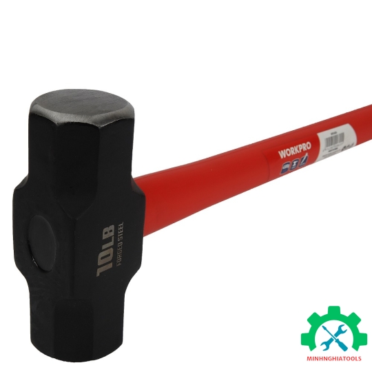 Búa đầu đá 4500gram, cán dài bọc cao su Workpro - WP241034 