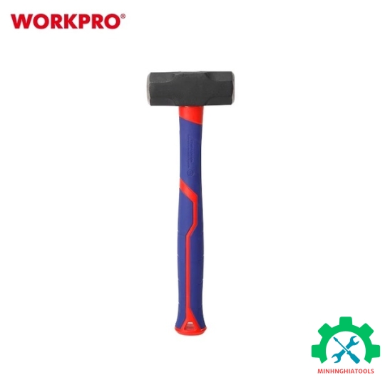 Búa đầu đá 1500gram, cán bọc cao su Workpro - WP241032 