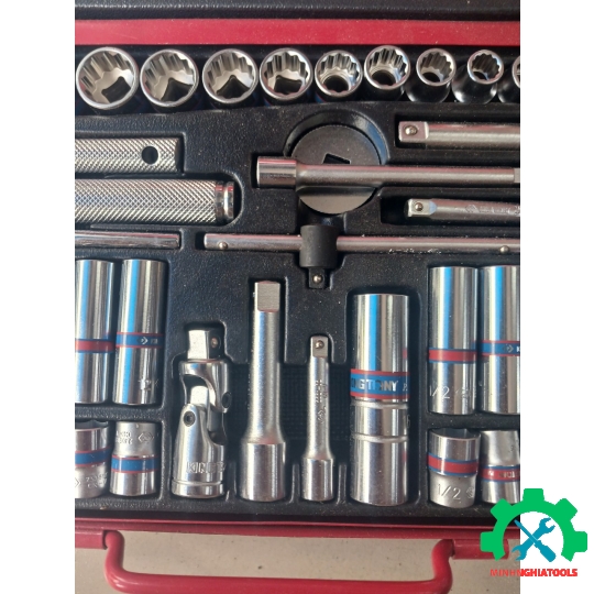 Bộ tube 1/2" & 3/8" & 1/4" 135pcs Kingtony 9033CR