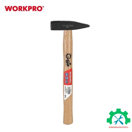 Búa đóng có cán cầm bằng gỗ cứng ( 200g ), Workpro - WP241017