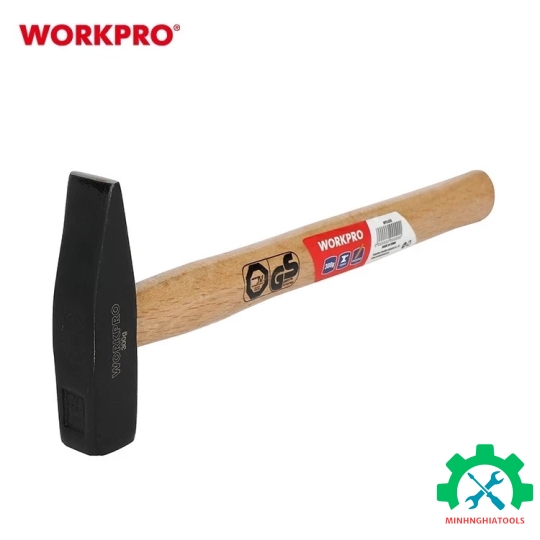 Búa đóng có cán cầm bằng gỗ cứng ( 300g ), Workpro - WP241018