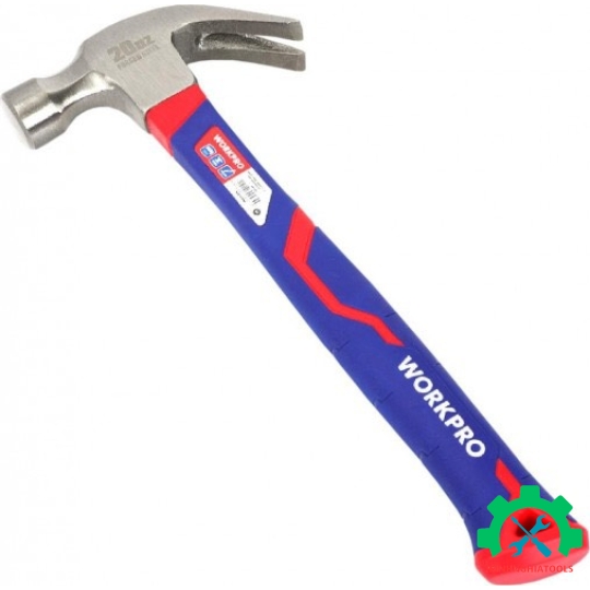 Búa nhổ đinh 560gram (20OZ), cán bọc cao su Workpro - WP241012 