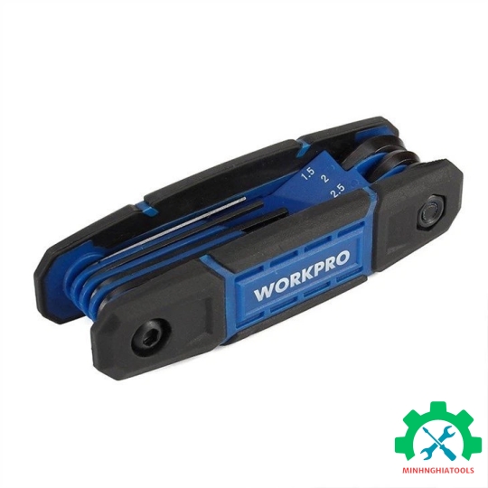 Bộ lục giác đầu bằng, kiểu gấpWorkpro - WP222028 