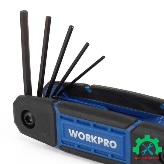 Bộ lục giác đầu bằng, kiểu gấpWorkpro - WP222028 