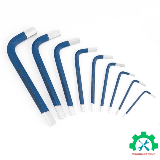 Bộ lục giác  kiểu chữ L, loại dài, 9 cái hệ inch, thép hợp kim CR-V Workpro - WP222015