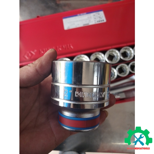Bộ tube 3/4 có 26 chi tiết hệ inch & hệ mét Kingtony 6226CR loại tube 12 cạnh 