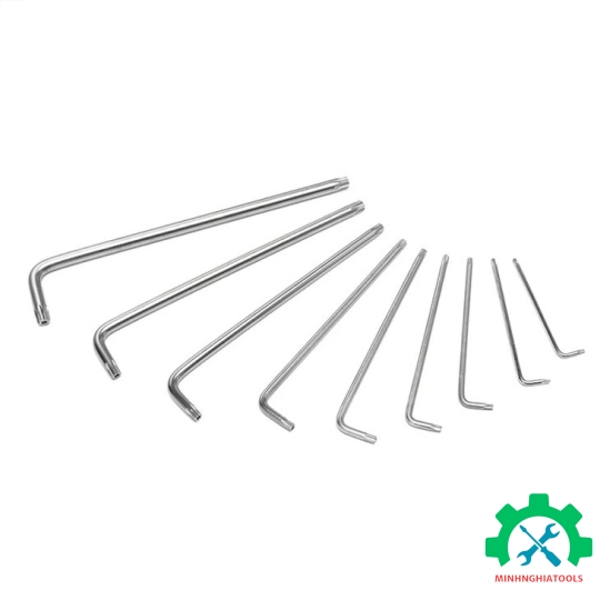 Bộ lục giác đầu hình sao kiểu chữ L, loại dài 9 cái Workpro - WP222003 