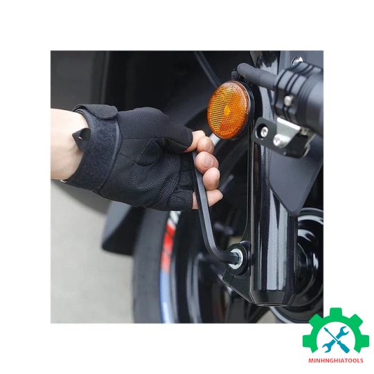 Bộ lục giác đầu bẳng kiểu chữ L, loại ngắn 10 cái thép hợp kim CR-V Workpro - WP222001 