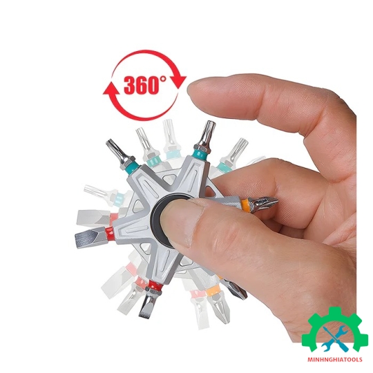 Bộ tua vít mở rộng 6in1 Workpro - WP221065 