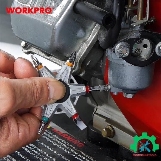 Bộ tua vít mở rộng 6in1 Workpro - WP221065 