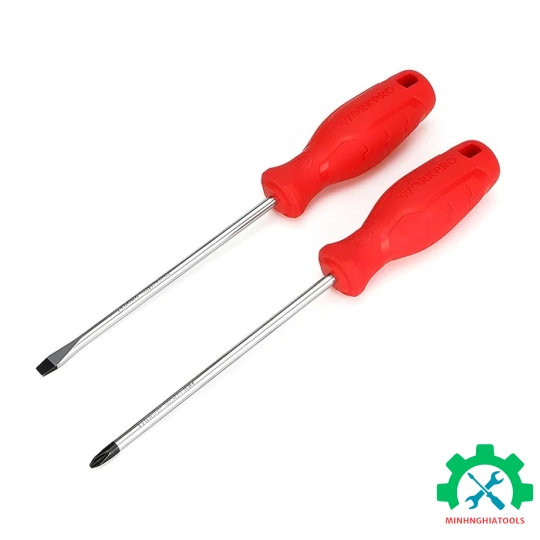Bộ Tua vít 2 cái gồm (1 cái đầu hoa khế, 1 cái đầu dẹt) , thép hợp kim CR-V Workpro - WP200500 