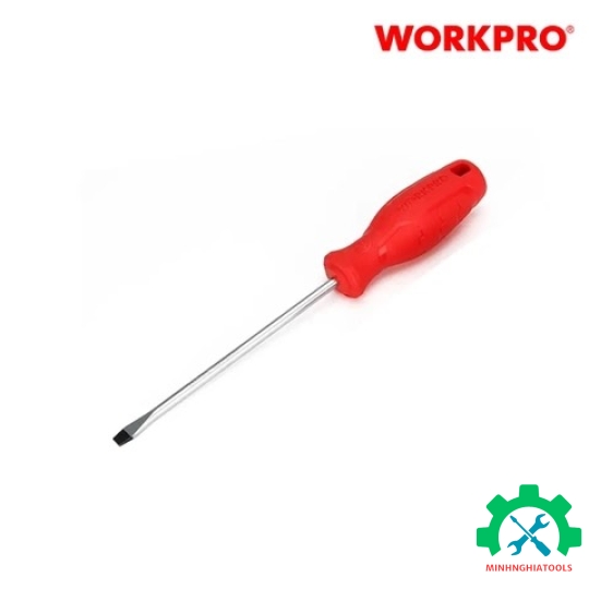 Tua vít đầu dẹt, kích thước 8x150mm, thép hợp kim CR-V Workpro - WP221005 