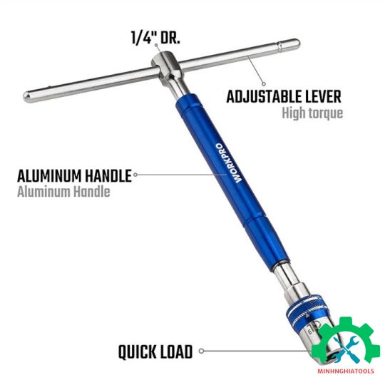 Thanh trượt chữ T, kích thước: 1/4 inch Workpro - WP275016 