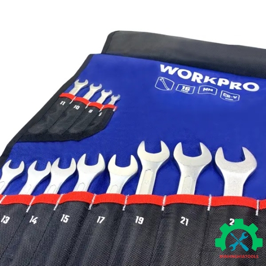Bộ cờ lê vòng miệng 16 chi tiết  Workpro - WP202503