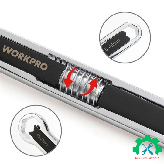 Cờ lê đa năng 5-16mm, 5-27mm Workpro WP272017 - WP272016