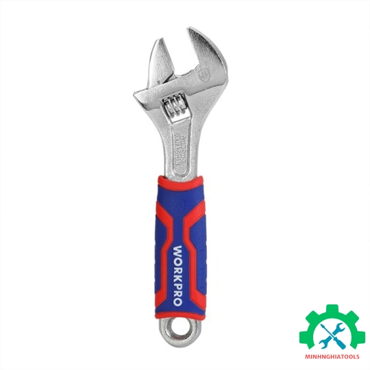 Mỏ lết WORKPRO thép CR-V cán bọc nhựa , size từ 6 - 12 inch 