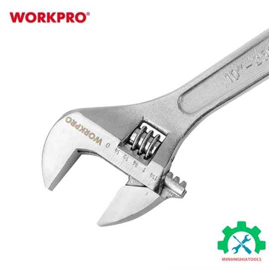 Mỏ lết WORKPRO cán trơn bộ 3 chi tiết 6 inch, 8 inch, 10 inch  WP202514