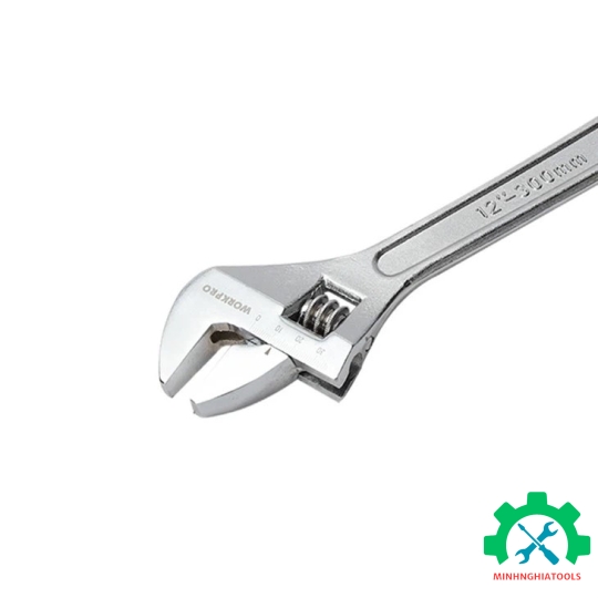 Mỏ lết Workpro Thép CR-V, cán trơn size từ 6 - 15 inch 