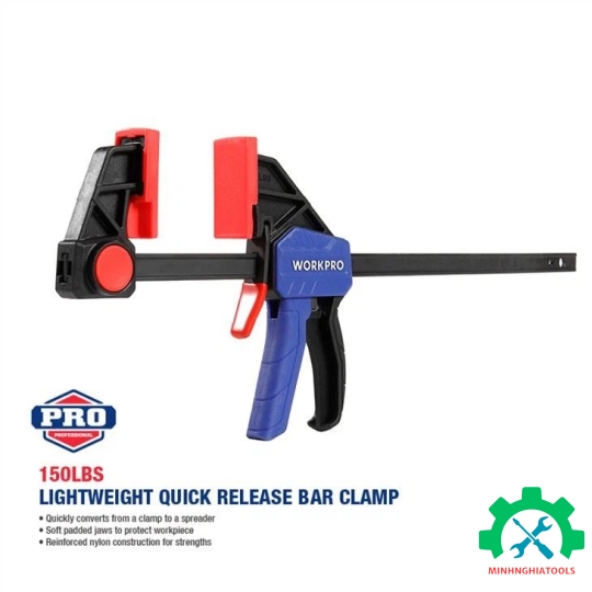 Kẹp mini dùng để điều chỉnh gỗ 12 inch 300mm Workpro - WP232036 