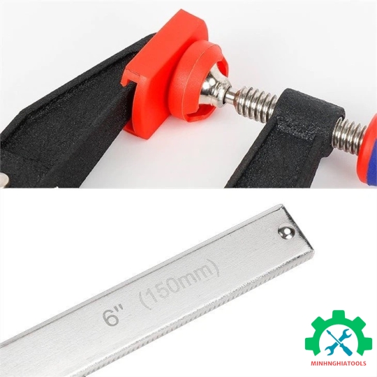 Kẹp thanh bằng thép, kích thước: 150mm (6 inches), Workpro - WP232030 