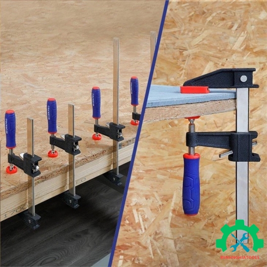 Kẹp thanh bằng thép, kích thước: 600mm (24 inches), Workpro - WP232033 
