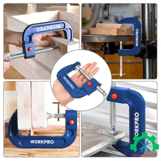 Cảo chữ C nhả nhanh WORKPRO 4inch ( WP232023), 6inch ( WP232024 )