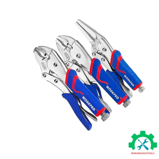 Bộ kìm có răng khóa, bằng thép CR-V (1 SET = 3 cái) WP201003 