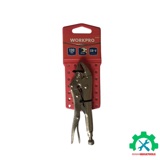 Kìm bấm mũi cong 5 inch 130mm Workpro - WP231057 