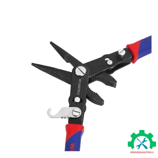 Bộ kìm 2 in 1 ( 1 SET = 2 cái ) 1 kìm khướp trượt và 1 kìm mũi dài ) , kích thước 200mm WP231077