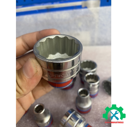 Đầu Tube  Kingtony 1/2" trắng ngắn 12 cạnh 4330M  Size lẻ từ 8-32mm