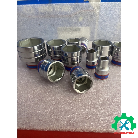 Đầu Tube  Kingtony 1/2" trắng ngắn 6 cạnh 4335M Size lẻ từ 8-41mm