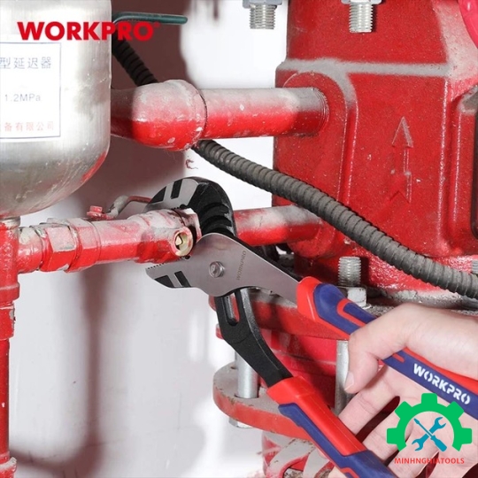 Kìm mỏ quạ bằng thép CR V, tay cầm bằng nhựa chống trượt WORKPRO 