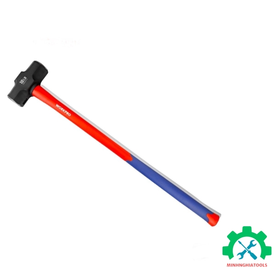 Búa đầu đá 4500gram, cán dài bọc cao su Workpro - WP241034 