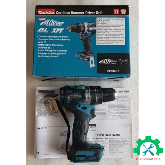 Máy khoan búa dùng pin 40Vmax XGT Makita HP002GZ ( Chưa Pin & Sạc )