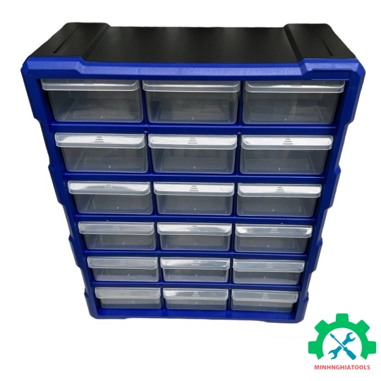Tủ nhựa đựng linh kiện 18 ngăn 475x380x160mm WORKPRO WP283011 