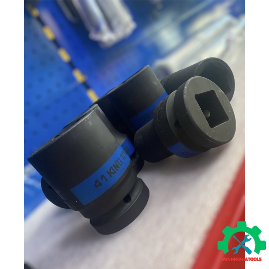 Tube 1 inch Kingtony 8835M  6 cạnh  đen dài 80mm kích thước lẻ 24-41mm 