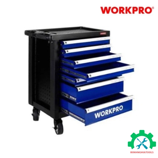 Tủ đồ nghề 7 ngăn, bằng kim loại Workpro - WP285002 