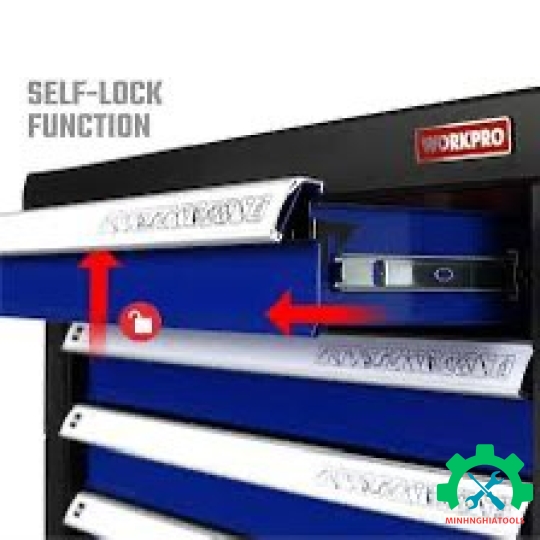 Tủ đồ nghề 7 ngăn, bằng kim loại Workpro - WP285002 