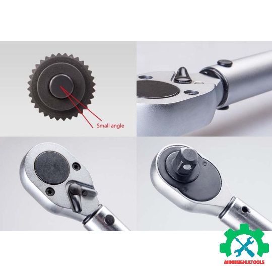 Cần nổ ngắn Kingtony 34323-1B 3/8" 25-250 in.lb 