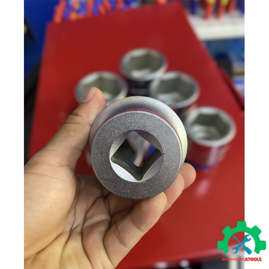 Đầu Tube Trắng Ngắn 3/4 Inch Kingtony 6335 Thép CR-V, Các Size Lẻ Từ 17-65mm