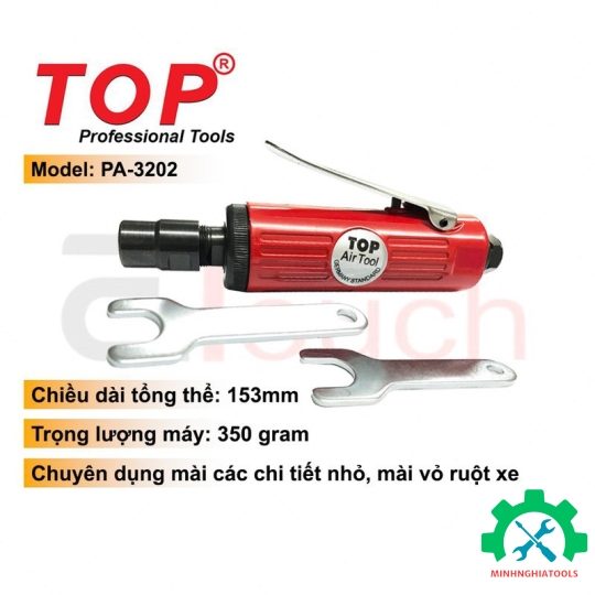 Máy mài hơi Top PA-3202 (Đỏ ) 25000 R.P.M 