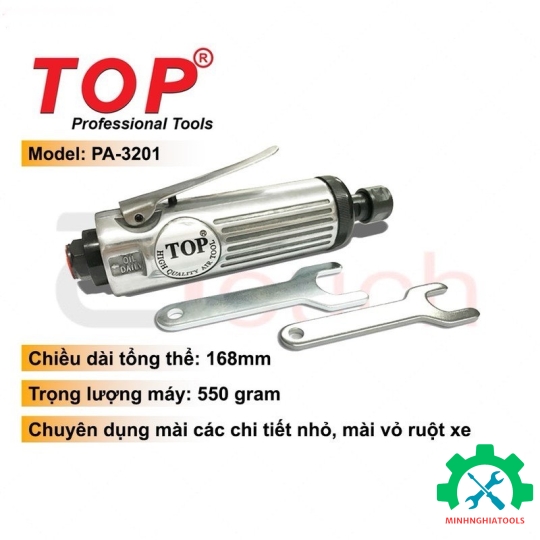 Máy mài hơi Top PA-3201 (Trắng ) 22000 R.P.M 
