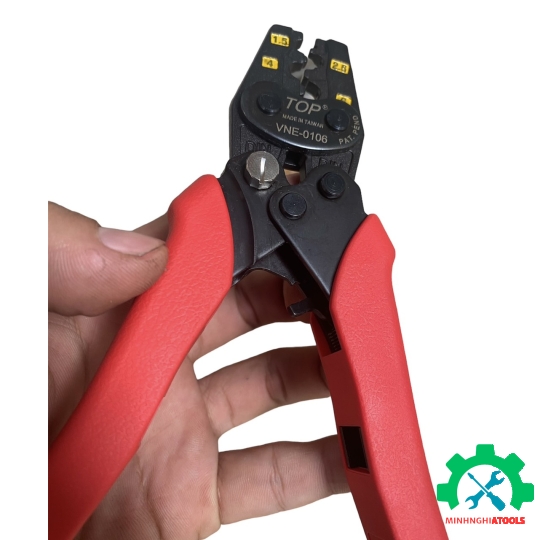 Kìm bấm cos nhanh trợ lực Top VNE-0106 (1.5 - 6mm2) 