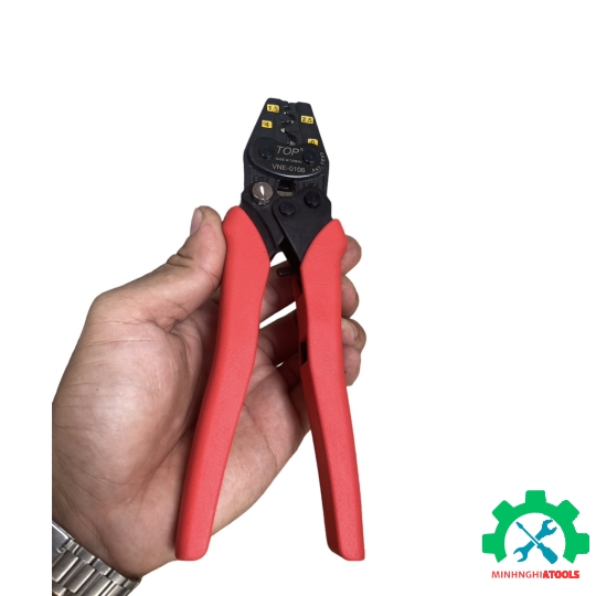 Kìm bấm cos nhanh trợ lực Top VNE-0106 (1.5 - 6mm2) 