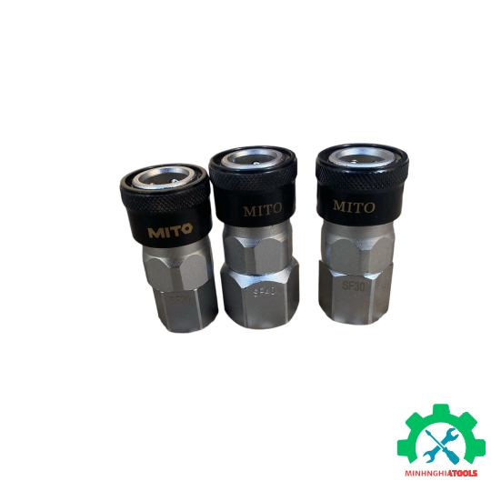 Đầu nối hơi cao cấp Mito-SF răng trong kích thước lẻ có SF20, SF30, SF40