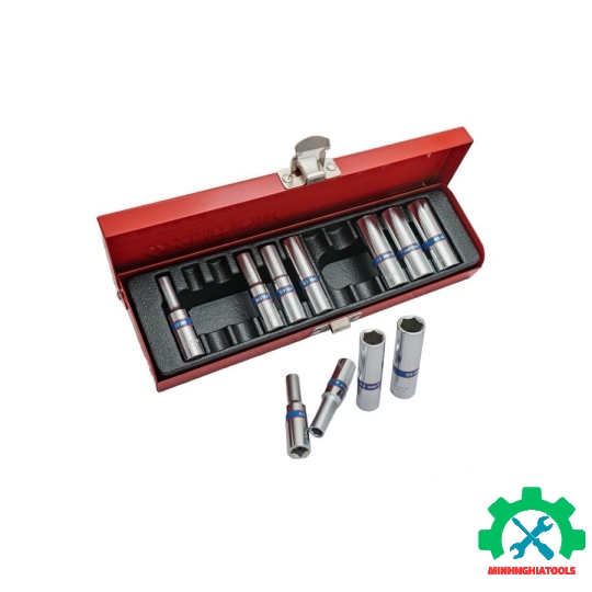 Bộ tube 1/4" dài Kingtony 2511MR 11 chi tiết 4-13mm