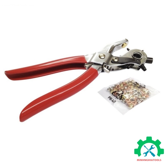 Kìm Bấm Lỗ Dây Nịt ( Kèm Khoen ) Top - K6012A 