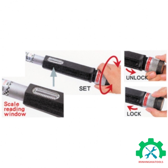 CẦN NỔ CÓ ĐỒNG HỒ LICOTA 1/2 INCH - 4320 (230 FT/LB - 320N.M ) AQW-N4320V 