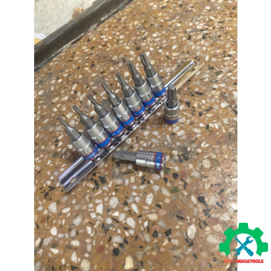 Bộ tuýp lục giác sao 1/4 Kingtony 2109PR 9 chi tiết T8-T40 