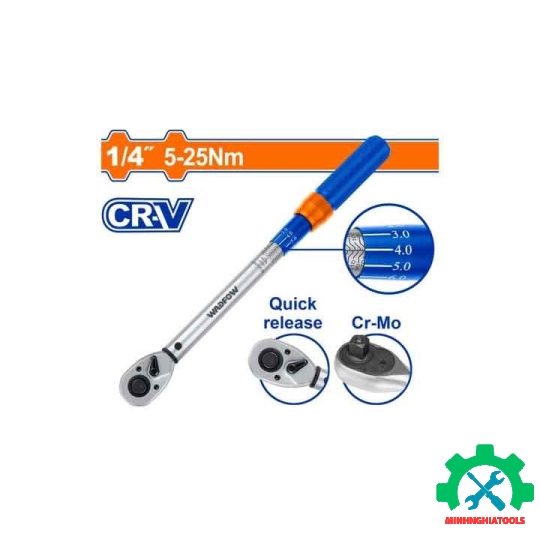 Cần siết lực 1/4" 5-25Nm WadFow WWQ1D14 